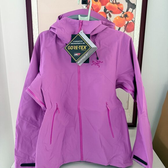 Arc'teryx Jacket Waterproof Hooded Hardshell Jacket Sz L